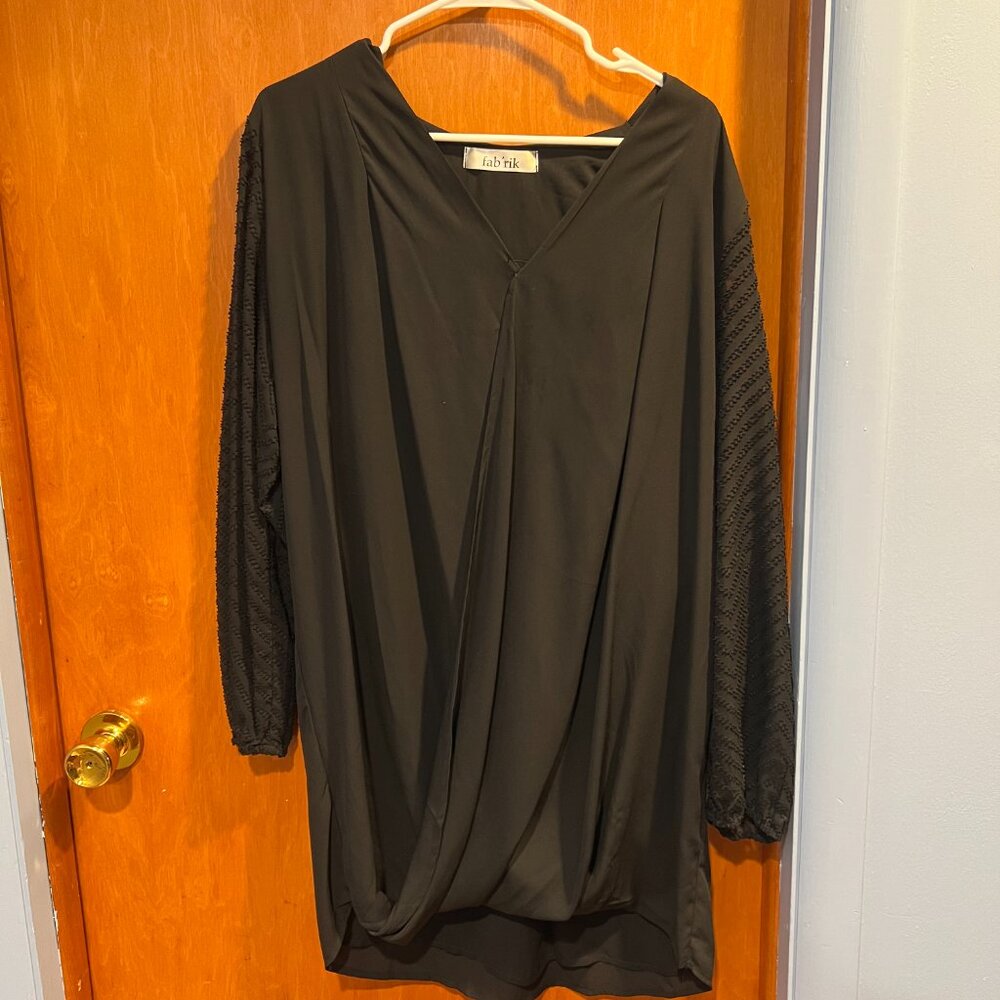 Black Dress Long Sleeve Fab'rik